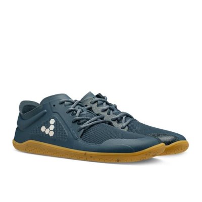Vegan Chaussure Vivobarefoot Primus Lite III Homme - Bleu RWI617453